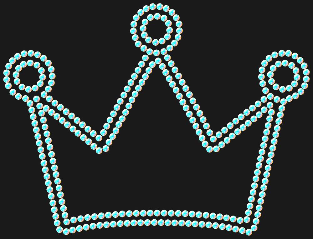 Трафарет Crown — RHT_CROWN1_SS16_CRYSTAL_AB_DMC