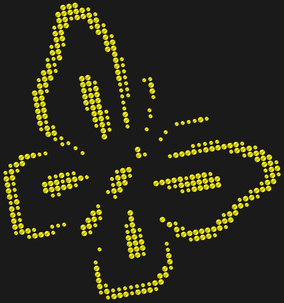Трафарет Butterfly — RHT_BUTTERFLY3_MULTY_CITRINE
