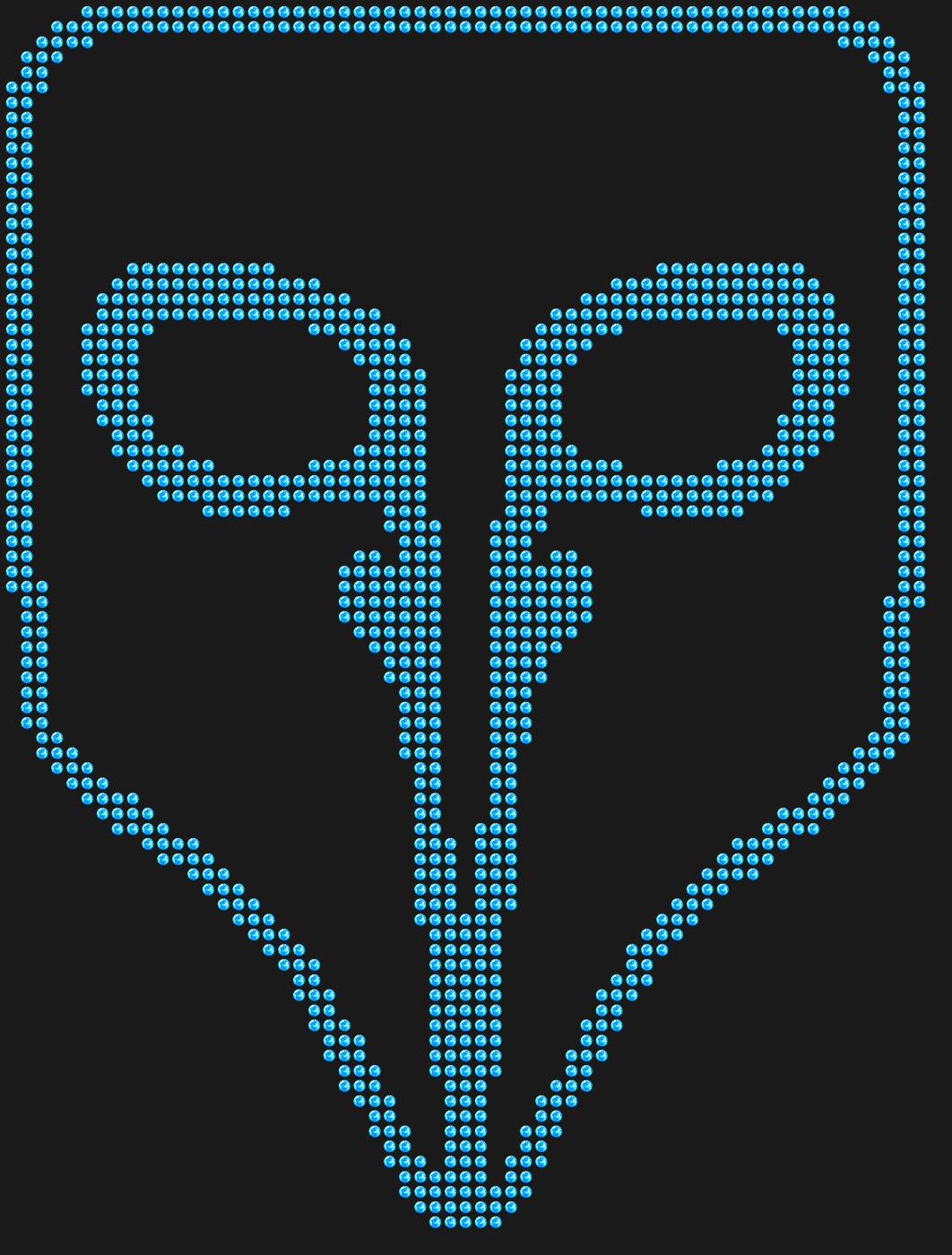 Трафарет Венецианская Баута — BAUTAMASK1