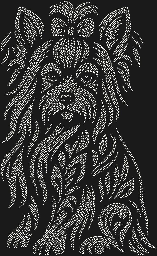 Трафарет Yorkshire Terrier — RHT_YORKSHIRETERRIER1_SS10_CRYSTAL_AB