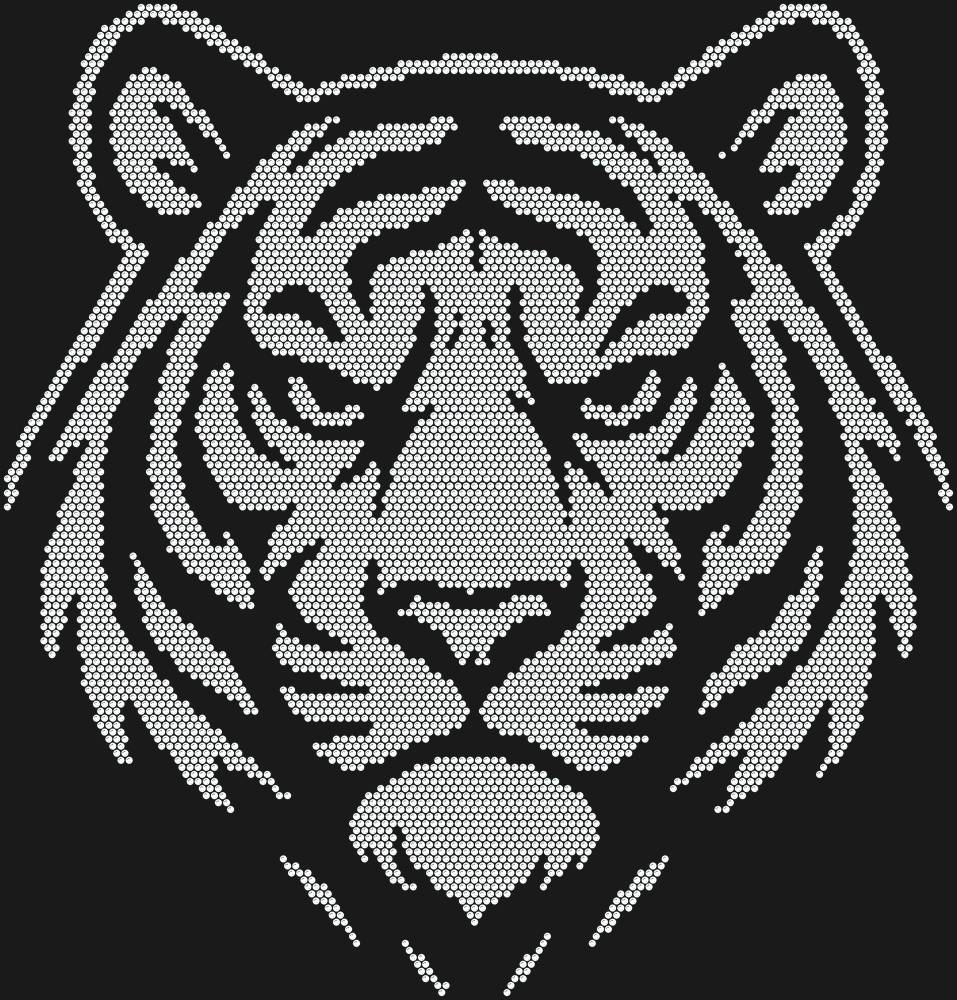 Трафарет Tiger — RHT_TIGER1_SS6_CRYSTAL_CLEAR
