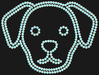 Diamond Painting "Dog". 324 rhinestones. A cute and positive design that can bring a smile and lift your spirits, filling images with tenderness and care for your loved ones.