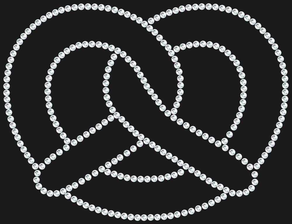 Трафарет Pretzel — RHT_PRETZEL1_SS10_CRYSTAL_CLEAR