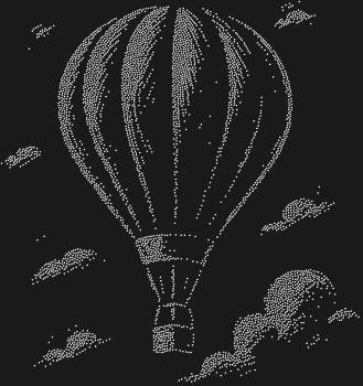 Трафарет из страз «Воздушный шар в облаках» из 3834 сверкающих искорок перенесёт вас туда, где мечты парят выше, чем самое нежное облако.