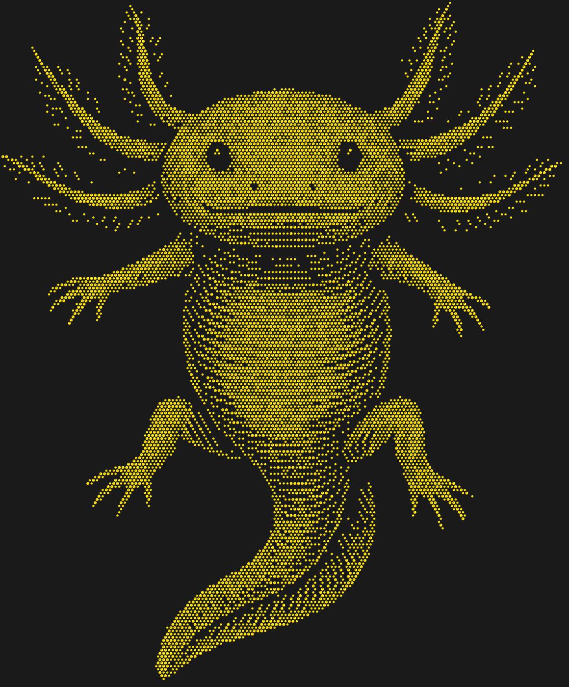 Трафарет Аксолотль — AXOLOTL3