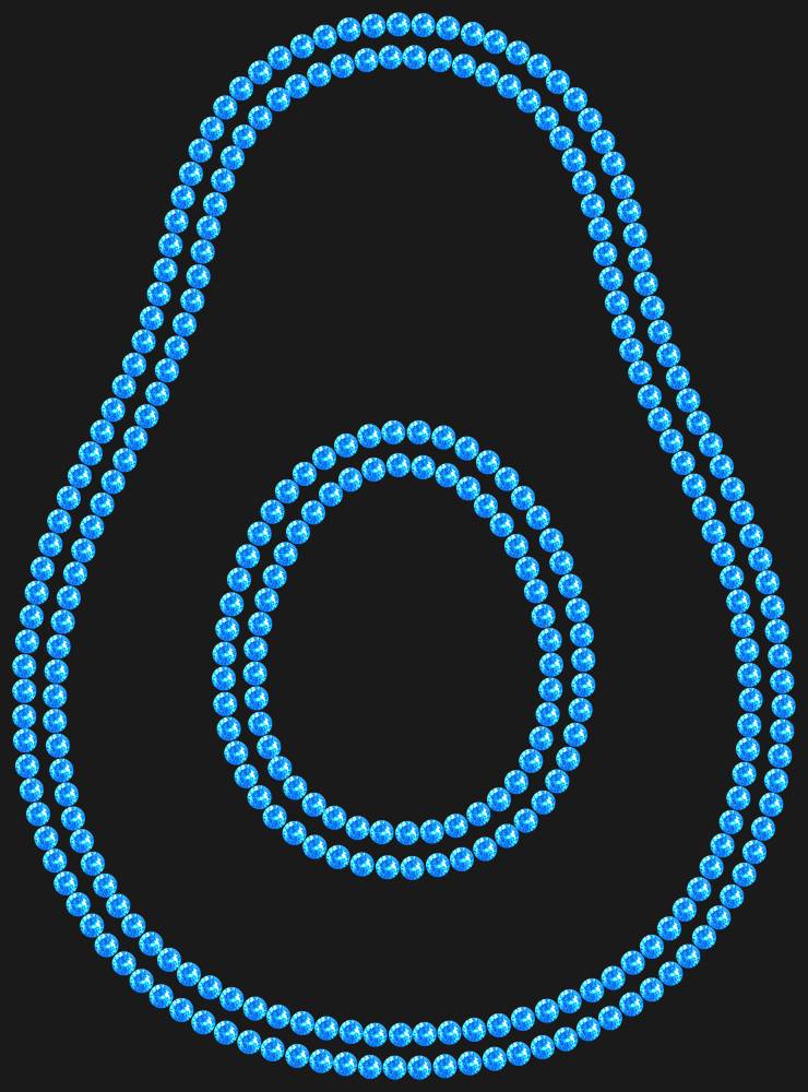 Трафарет Avocado — RHT_AVOCADO1_SS10_LT_SAPPHIRE