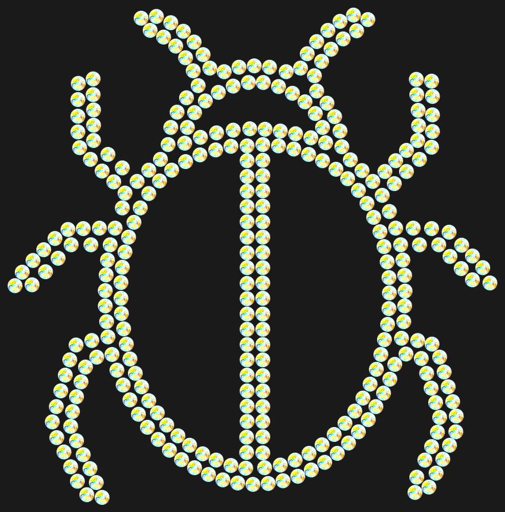 Трафарет Beetle — RHT_BEATLE1_SS10_CRYSTAL_AB