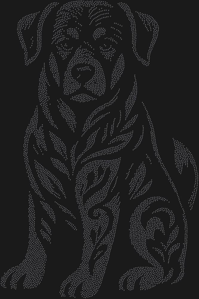 Трафарет Ротвейлер — RHT_ROTTWEILER1_SS5_JET_BLACK