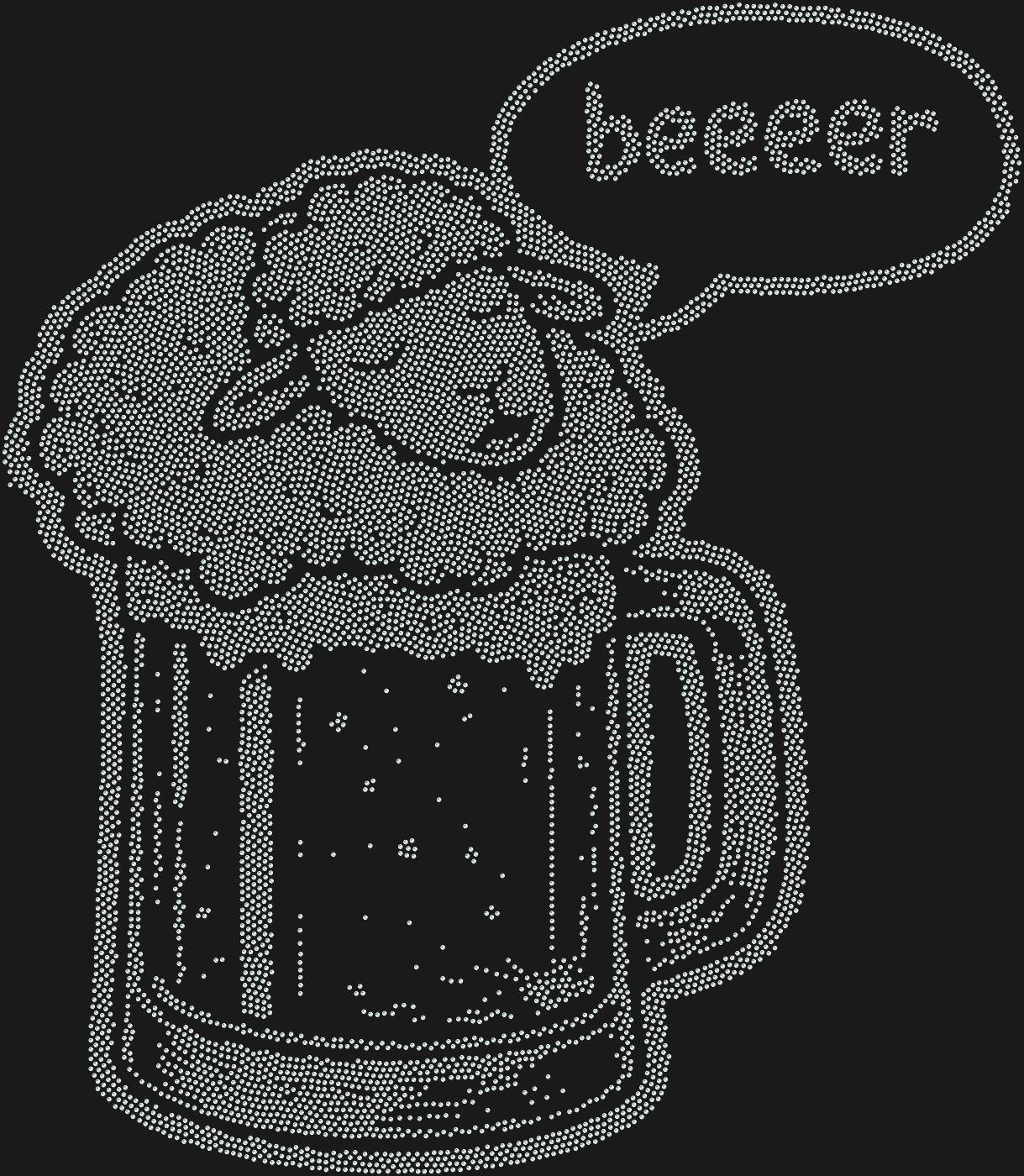 Трафарет По пивку? — BEER1