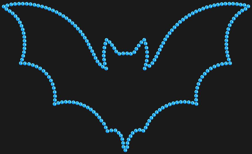 Трафарет Bat — RHT_BAT1_SS10_LT_SAPPHIRE