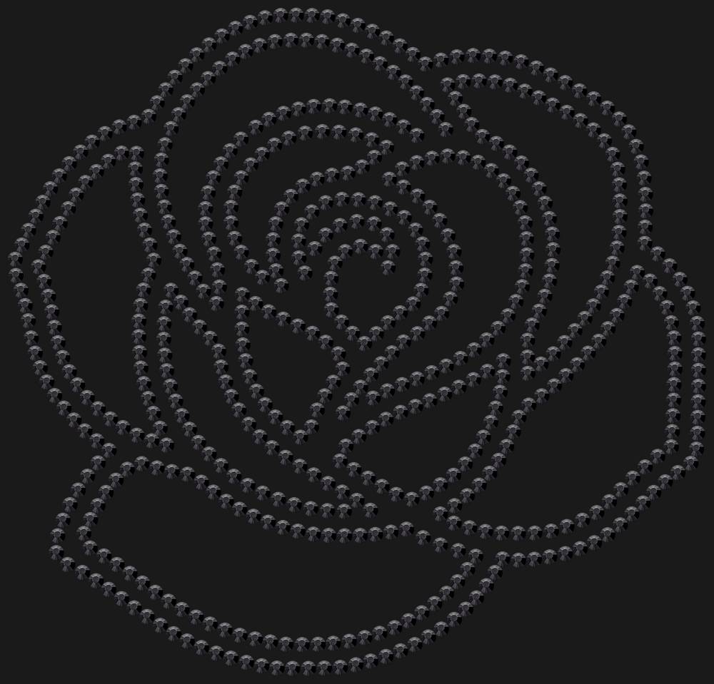 Трафарет Rose — RHT_ROSE1_SS16_JET_BLACK