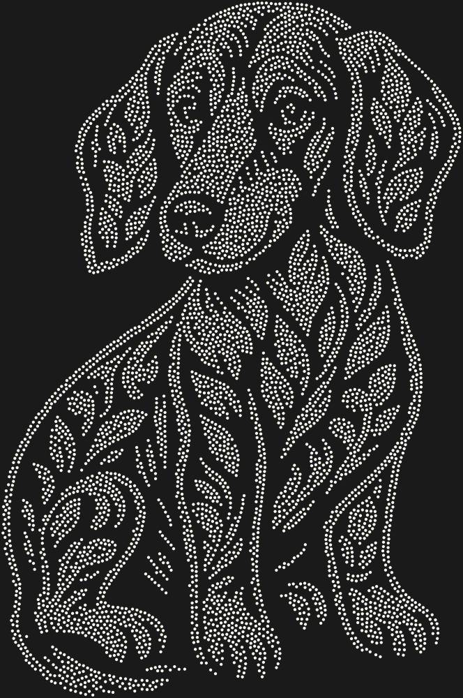 Трафарет Щенок таксы — RHT_DACHSHUNDPUPPY1_SS20_CRYSTAL_AB