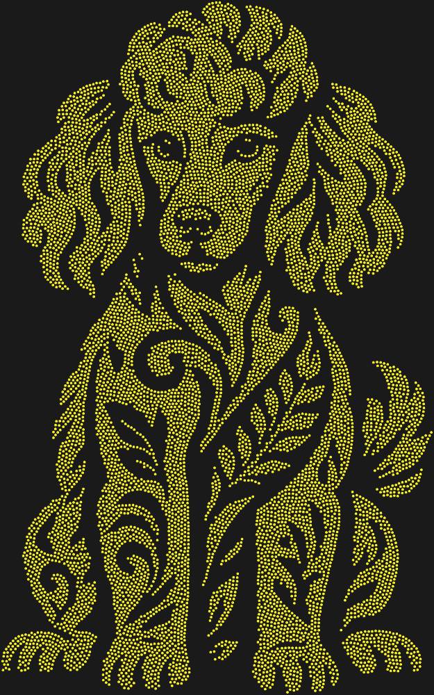 Трафарет Poodle — RHT_POODLE1_SS16_OLIVE