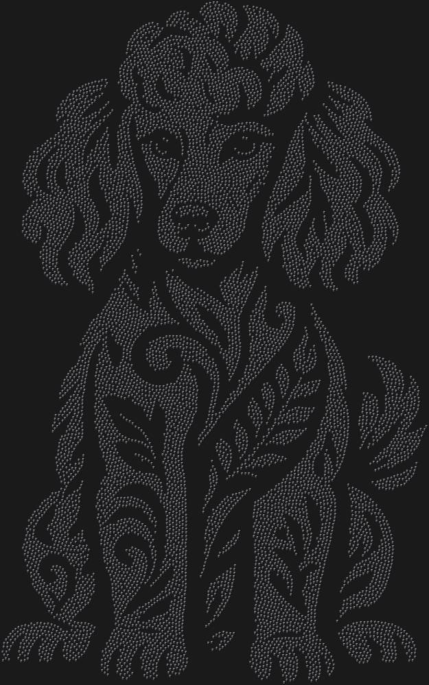 Трафарет Poodle — RHT_POODLE1_SS8_JET_BLACK