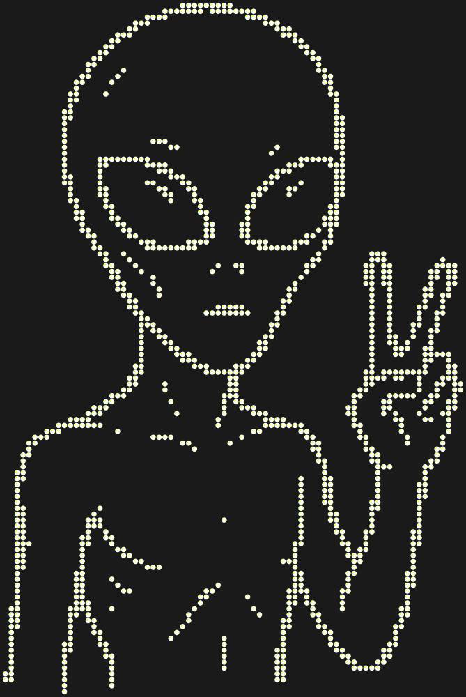 Трафарет Alien — RHT_UFO4_SS20_CRYSTAL_AB