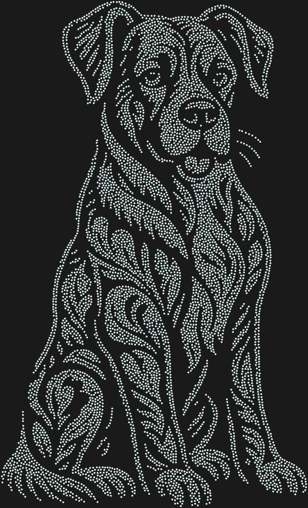 Трафарет Боксер — RHT_BOXER1_SS5_CRYSTAL_AB_DMC