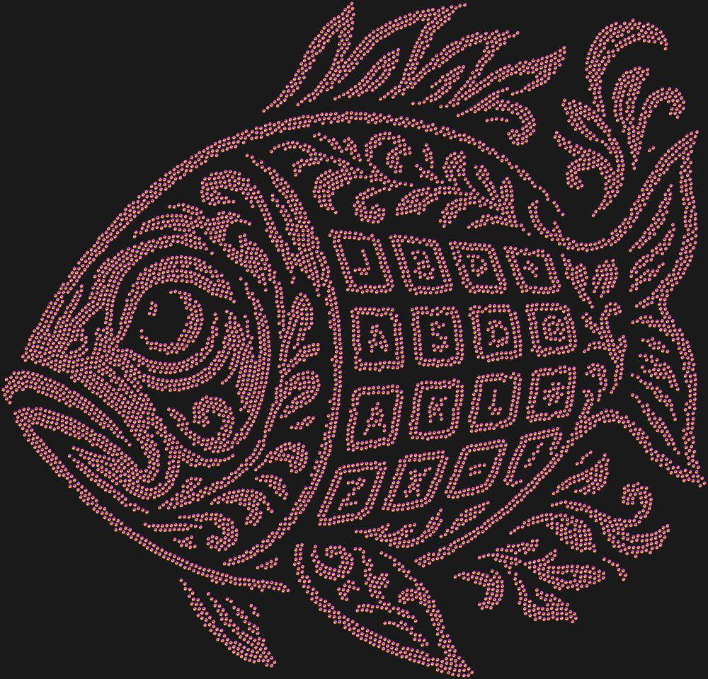 Трафарет Рыба Клава — RHT_FISHKEYB1_SS10_RAINBOW