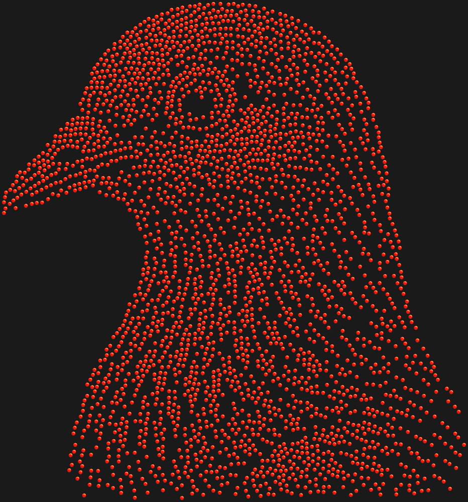 Трафарет Голубь — RHT_PIGEON1_SS10_LT_SIAM