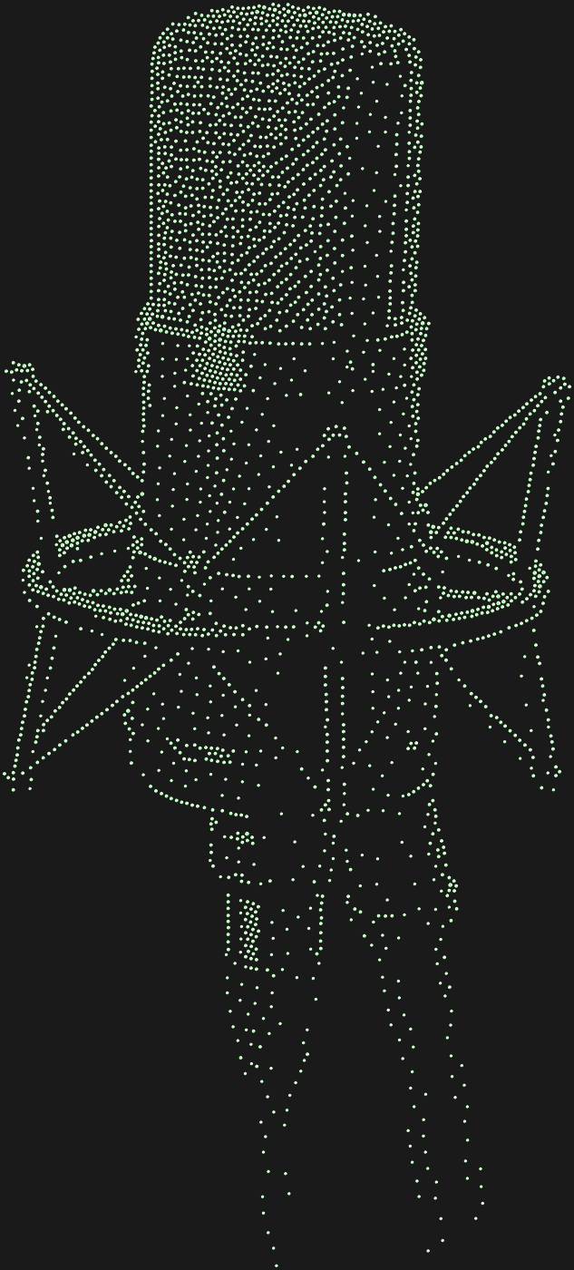 Трафарет Микрофон — MICROPHONE2