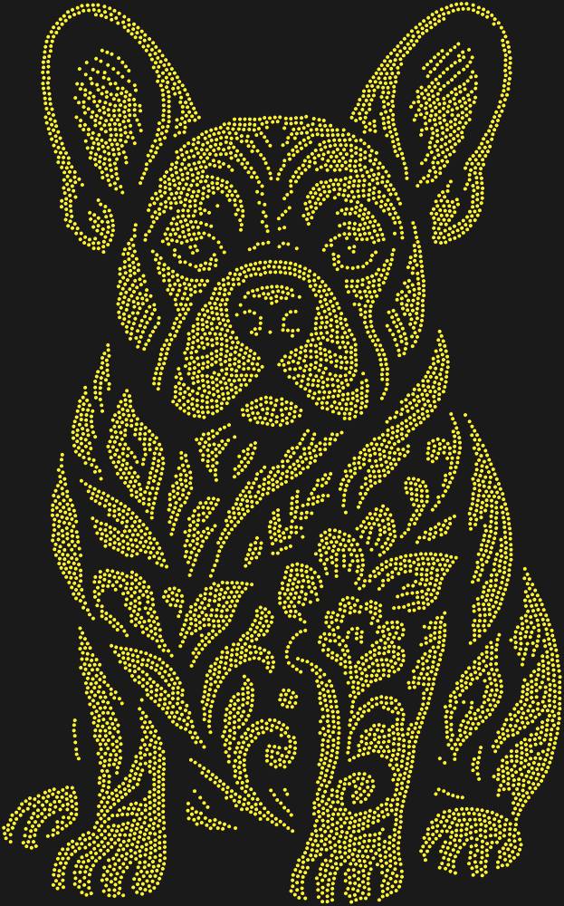Трафарет French Bulldog — RHT_FRENCHBULLDOG1_SS5_TOPAZ