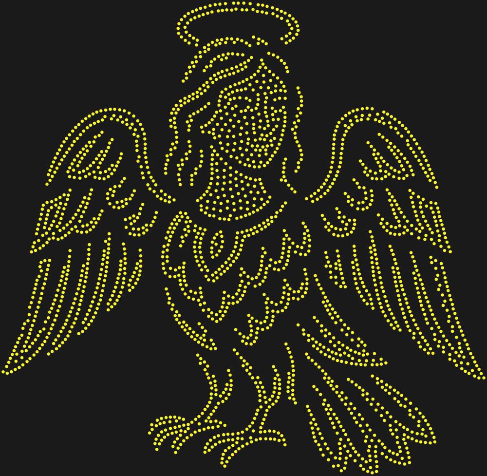 Трафарет Sirin (bird) — RHT_SIRIN1_SS16_CITRINE