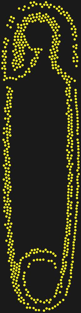 Трафарет Safety pin — RHT_SAFETYPIN1_SS16_CITRINE