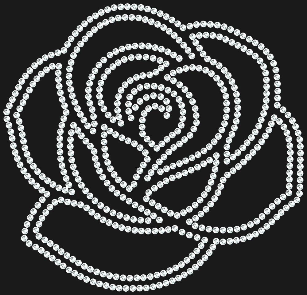 Трафарет Rose — RHT_ROSE1_SS10_CRYSTAL_CLEAR
