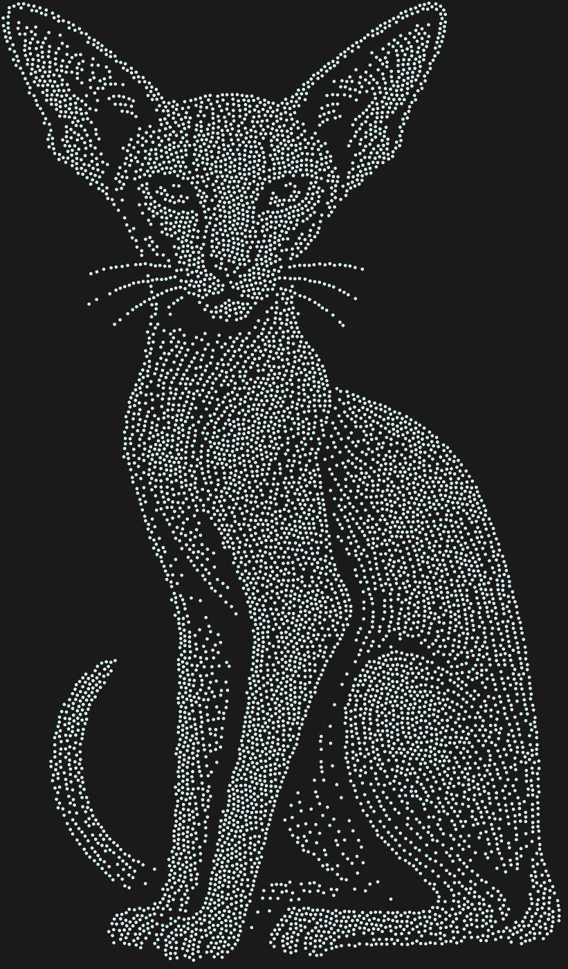 Трафарет Ориентальная кошка — ORIENTALCAT1