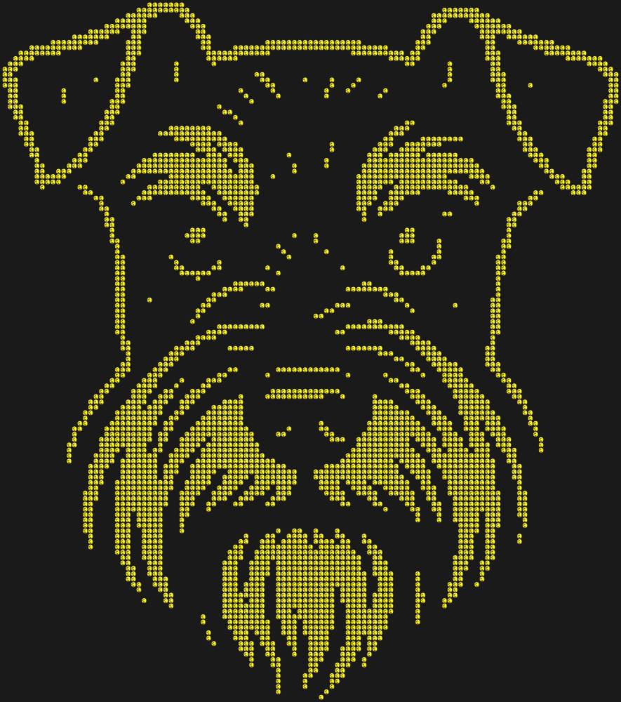 Трафарет Miniature Schnauzer — RHT_DOG1_SS10_OLIVE