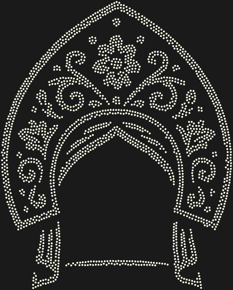 Трафарет Kokoshnik — RHT_KOKOSHNIK1_SS20_CRYSTAL_AB