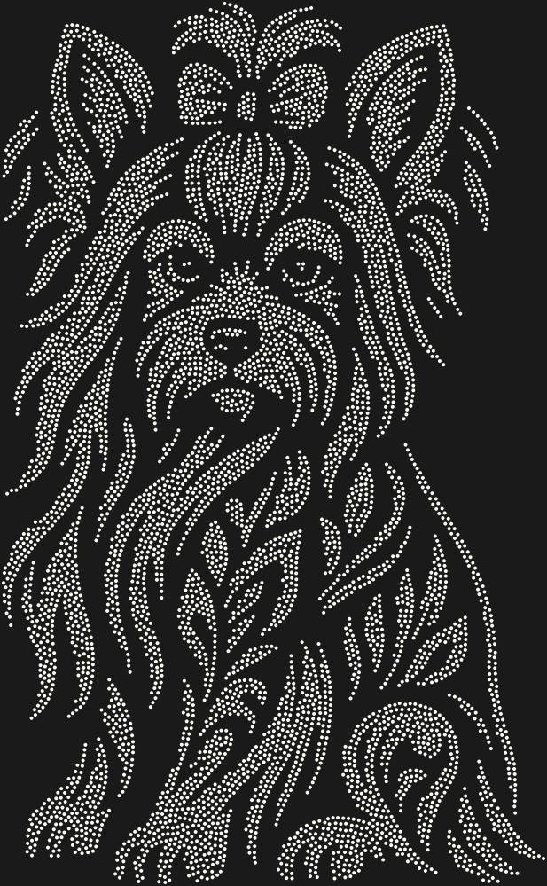 Трафарет Йоркширский терьер — RHT_YORKSHIRETERRIER1_SS12_CRYSTAL_AB