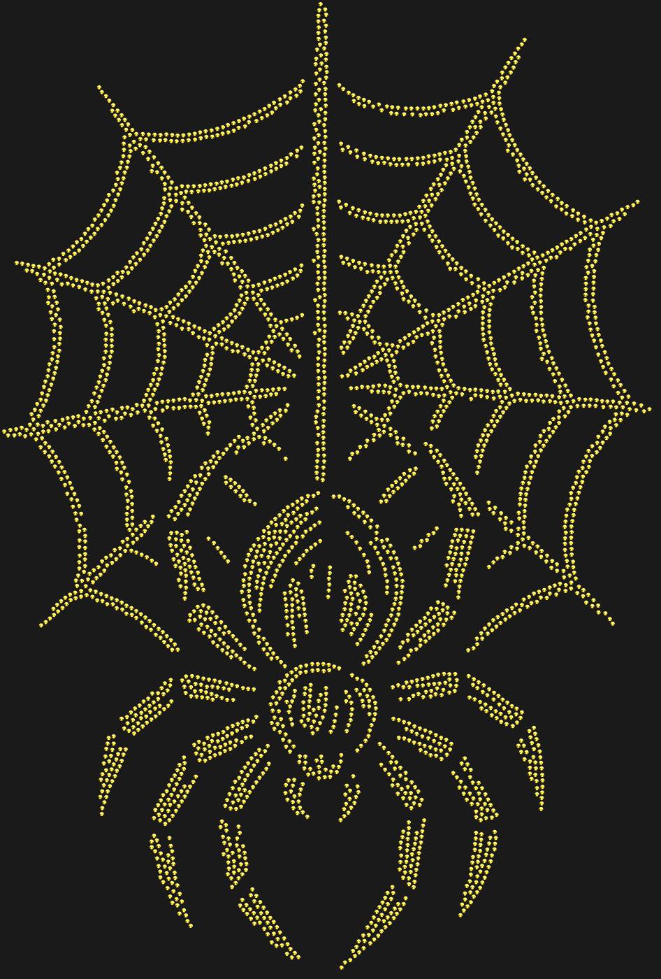 Трафарет Паук на паутине — SPIDERWEB1