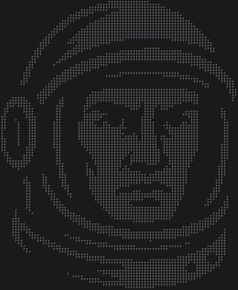 Трафарет Astronaut — RHT_COSMONAUT1_SS10_JET_BLACK