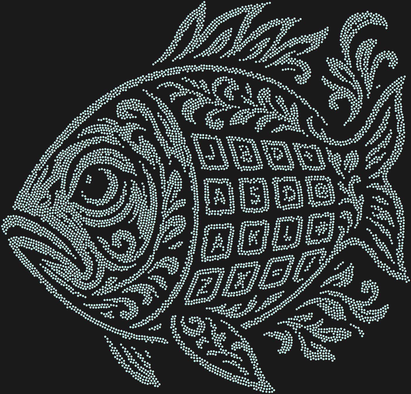 Трафарет Рыба Клава — FISHKEYB1