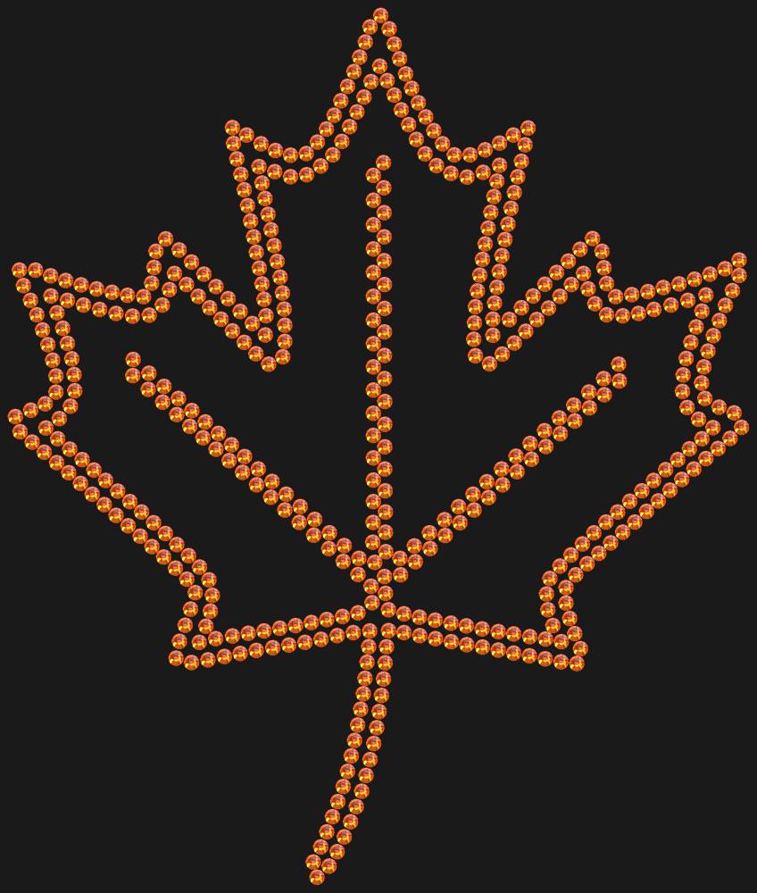 Трафарет Maple leaf — RHT_MAPLE1_SS16_RED_VOLCANO