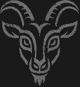 Рисунок из страз «Маска Козел», сияющий 2514 искрами, оживает мистическим духом старинных легенд, зовя прикоснуться к тайне.