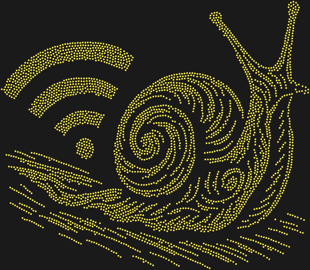 Трафарет Медленный интернет — RHT_SNAIL3_SS16_TOPAZ
