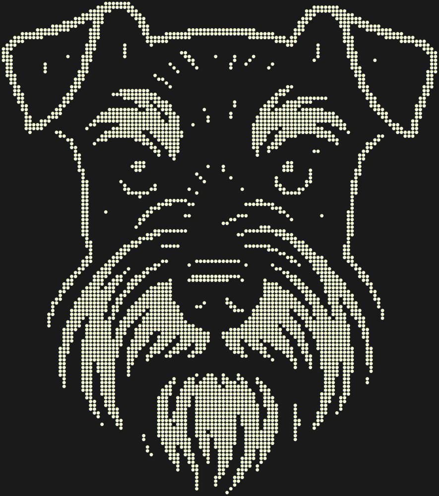 Трафарет Miniature Schnauzer — RHT_DOG1_SS20_CRYSTAL_AB