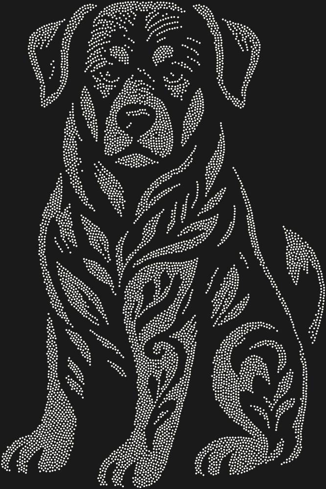 Трафарет Ротвейлер — RHT_ROTTWEILER1_SS8_CRYSTAL_AB