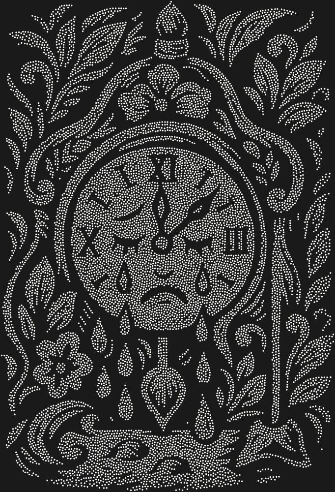 Трафарет The clock that could cry — RHT_CRYINGCLOCK1_SS8_CRYSTAL_AB