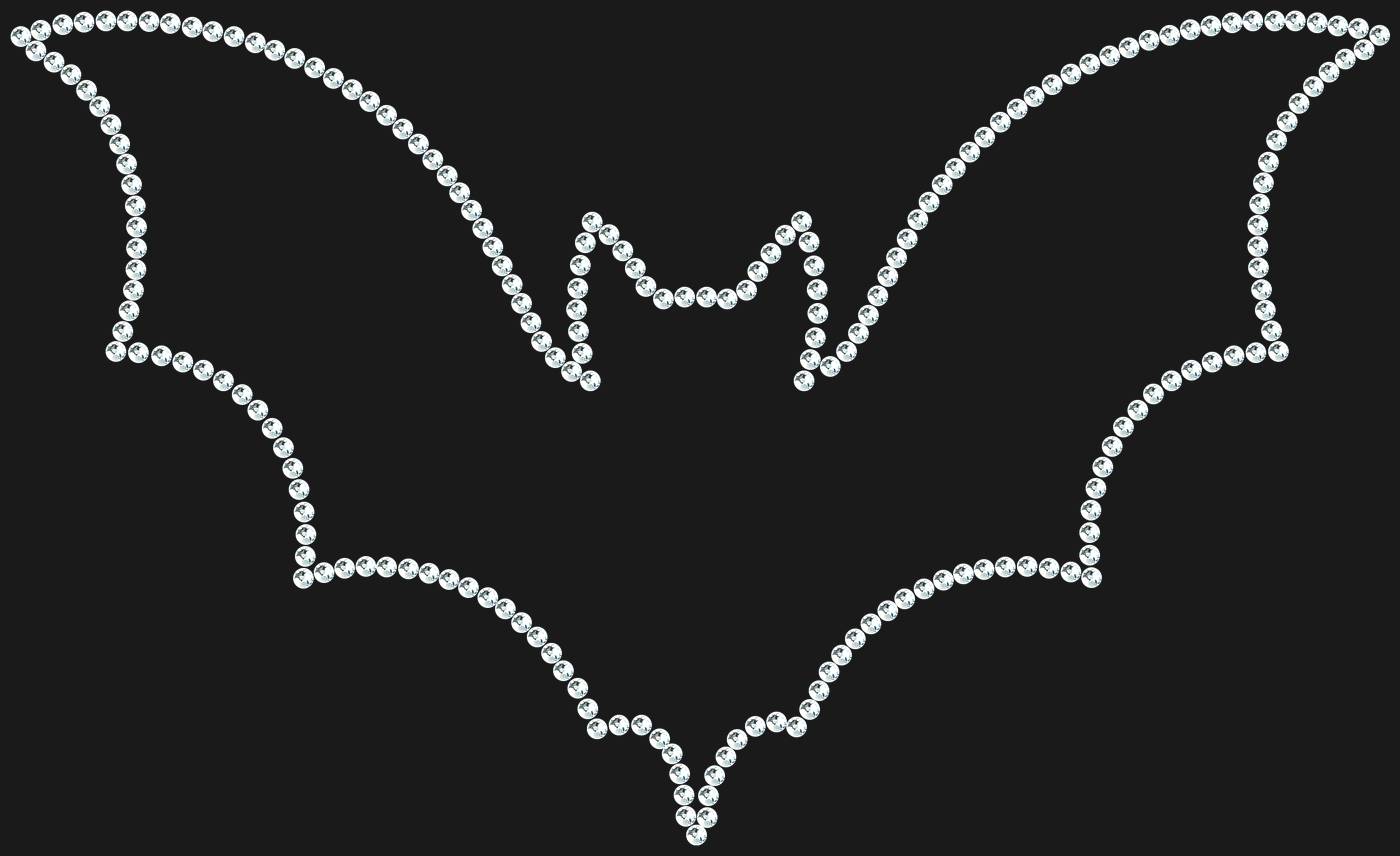 Трафарет Летучая мышь — BAT1