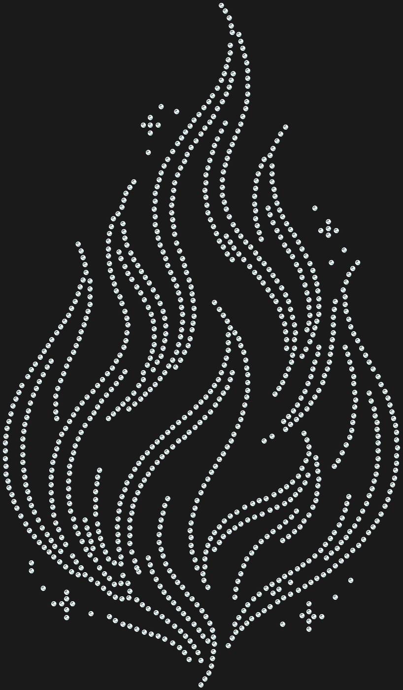 Трафарет Пламя — FLAME1