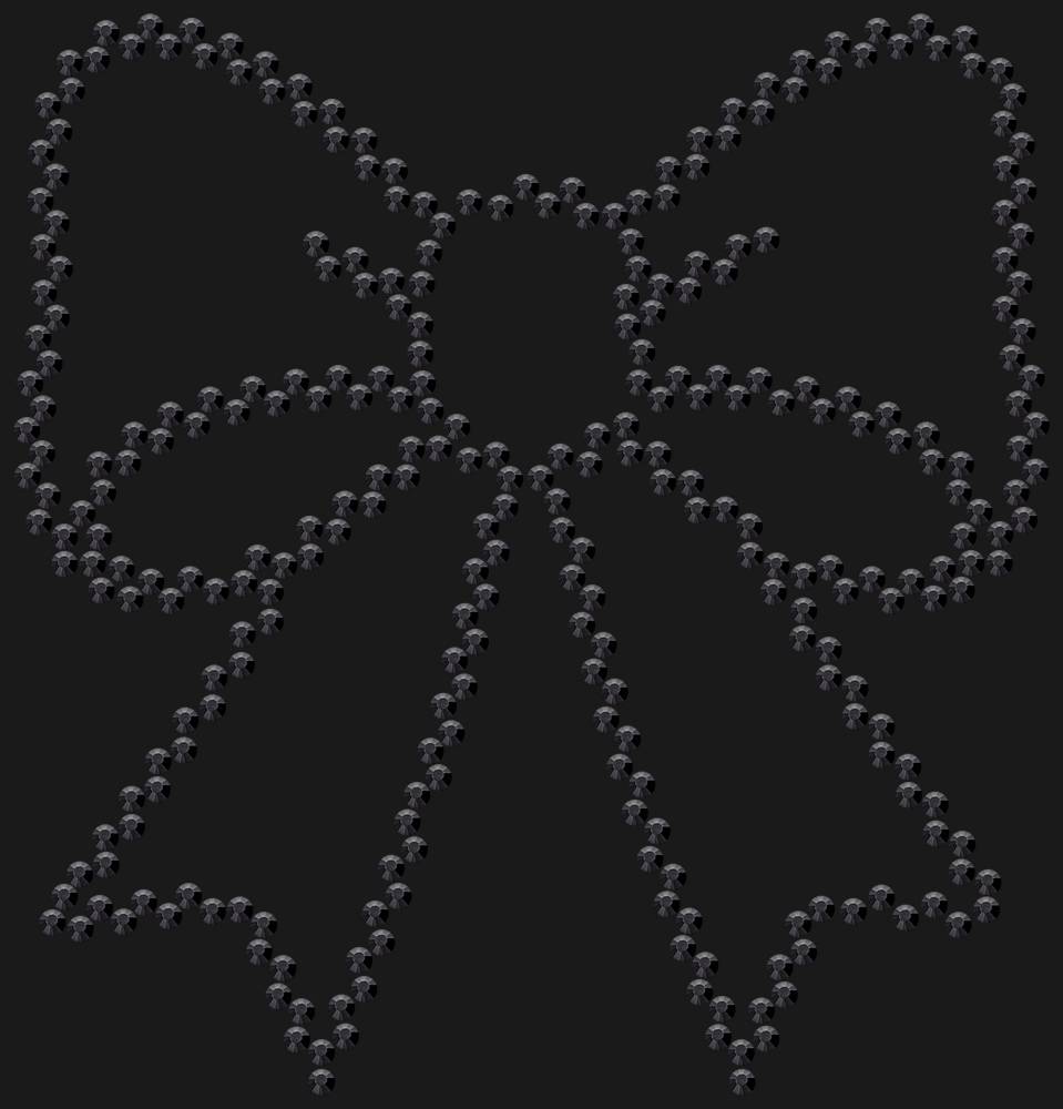 Трафарет Bow — RHT_BOW1_SS10_JET_BLACK