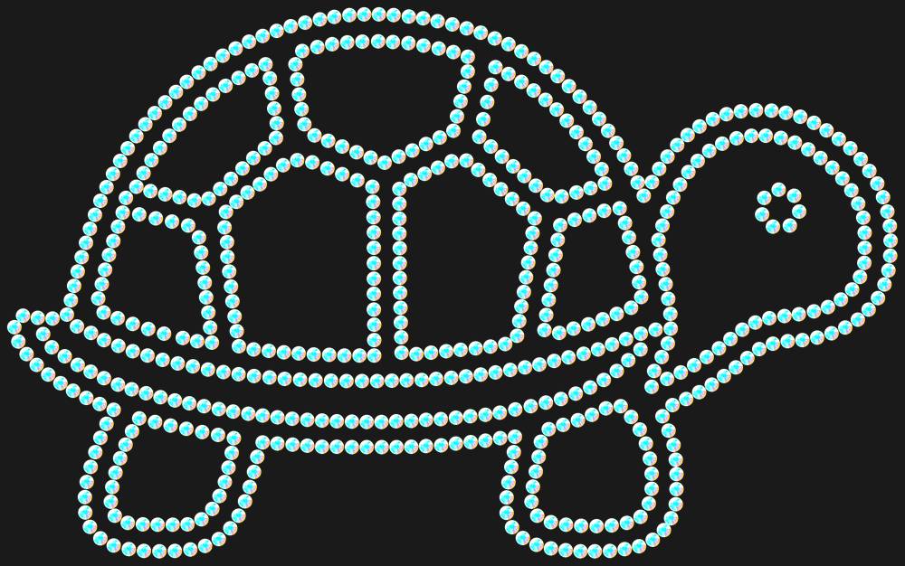 Трафарет Turtle — RHT_TURTTLE1_SS12_CRYSTAL_AB_DMC