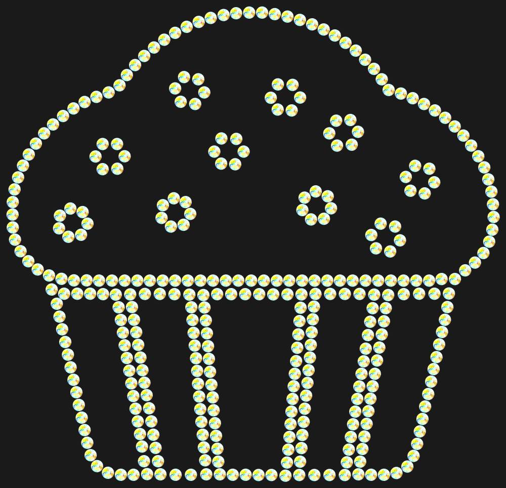 Трафарет Muffin — RHT_CAKE1_SS20_CRYSTAL_AB