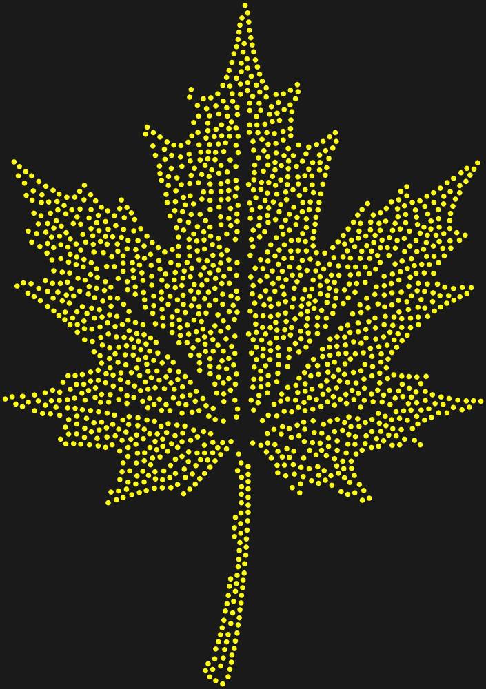 Трафарет Maple leaf — RHT_MAPLELEAF1_SS10_CITRINE