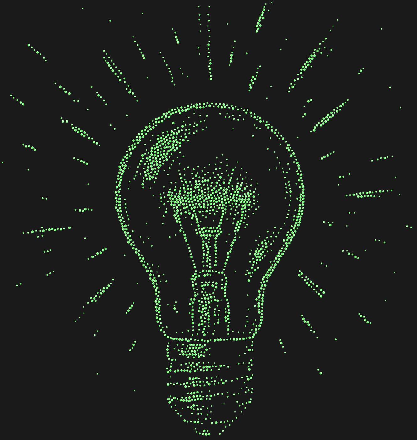 Трафарет Лампочка — BULB1