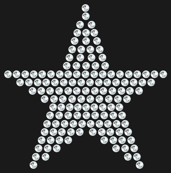 Трафарет Mini Star Classic — RHT_STAR3_SS6_CRYSTAL_CLEAR