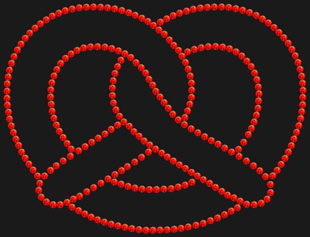Трафарет Pretzel — RHT_PRETZEL1_SS10_LT_SIAM