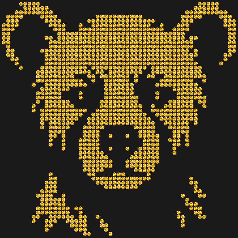 Трафарет Stern bear cub — RHT_LITTLEBEAR1_SS16_TOPAZ